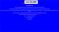 Desktop Screenshot of cat35.info